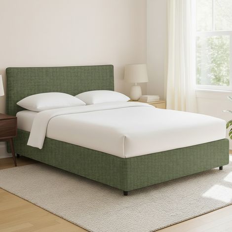 Cama Plaza y Media Altrincham, Desenfundable, Hecho en Italia, Verde (1/4)