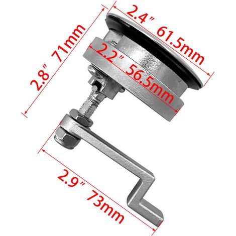 Serrure à poignée en acier inoxydable 316, type T, quincaillerie marine, accessoires pour yachts et camping-cars avec clé, 50 (1/3)
