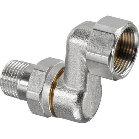 COUDE EXCENTRIQUE DN20, 3/4M x 1ECROU, JOINT PLAT