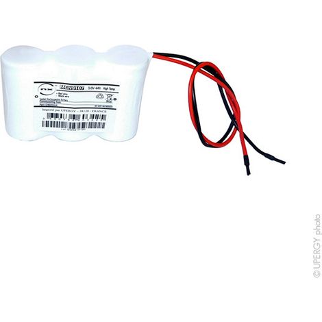 NX - Batterie eclairage secours 3xD ST1 + Fils 300mm 3.6V 4Ah