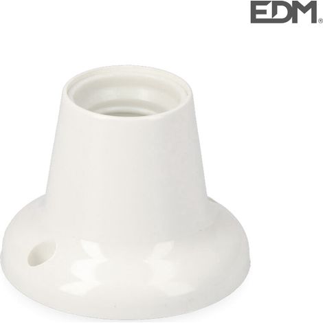 Portalampada EDM attacco dritto E27 (confezione termoretraibile)