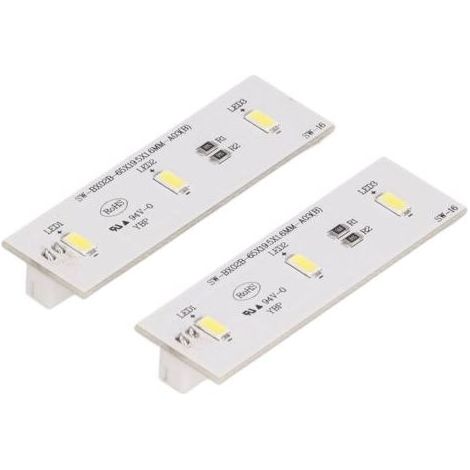 Barre lumineuse LED de remplacement pour réfrigérateur – 2 pièces – Lumière blanche 6000K – Compatible modèles SW BX02B, Homa, Electrolux (1/5)