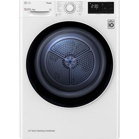 LG RH80V3AV6N asciugatrice bianca capacità 8 kg (1/5)