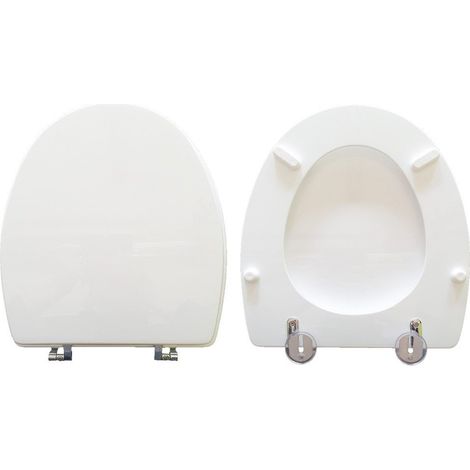 Copriwater Kir Kerasan legno rivestito in resina poliestere bianco (1/3)