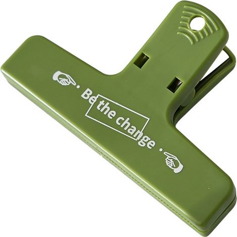 Clips de fermeture pour aliments et collations de cuisine - Verts (1/4)