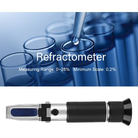 Professionelles Salinitätsrefraktometer (0-28%) zur Bestimmung des Salzgehalts von Lebensmitteln (1/5)