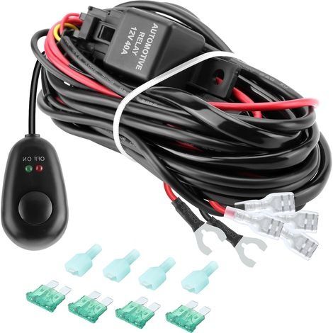 Phare de Travail LED 12V 300W Câblage à barres led Projecteur LED Voiture 12v Etanche IP67 Spot Flood Feux Antibrouillard LED 27,000lm Feux de Travail pour Voiture Camion Tracteur SUV Bateau(2 PCS) (1/5)