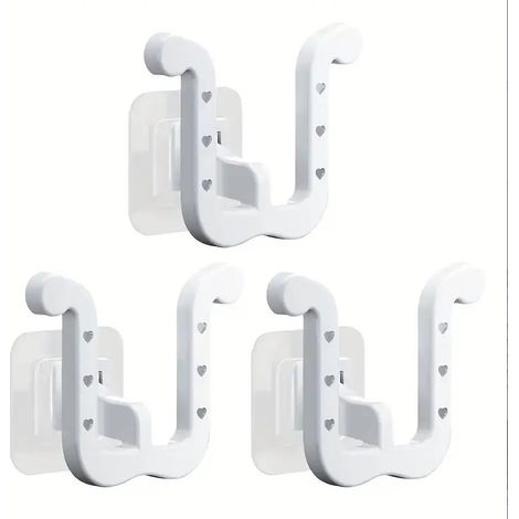 Schwarzes 3-teiliges Wand-Hausschuhregal, multifunktionales Schuhregal,