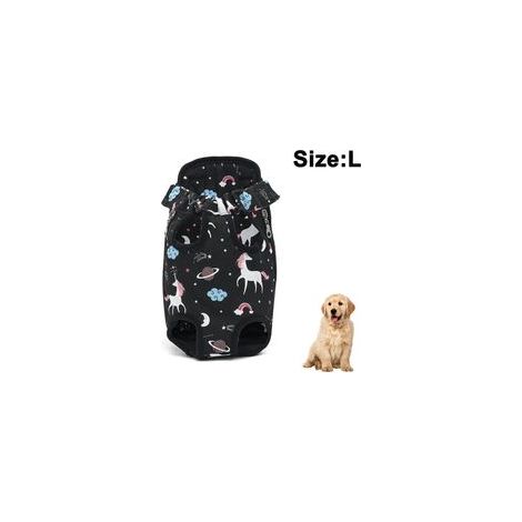 Mochila transportadora para mascotas con correas ajustables, ideal para viajar y transpirable, especialmente adecuada para perros pequeños y medianos, gatos y cachorros. - Crezuo