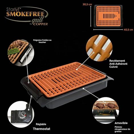 Grill Grill Grilled Vegetables Grilled Meat Barbecue Copper Color Cooking Surface (1/4)
