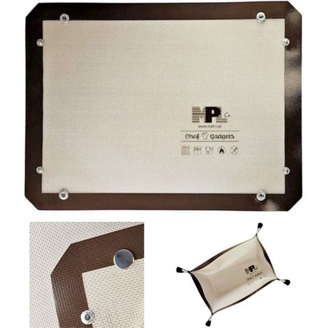 TAPPETINO DA FORNO IN SILICONE 40x30cm CLICK UNIVERSAL ANTIADERENTE IN SILICONE (1/5)