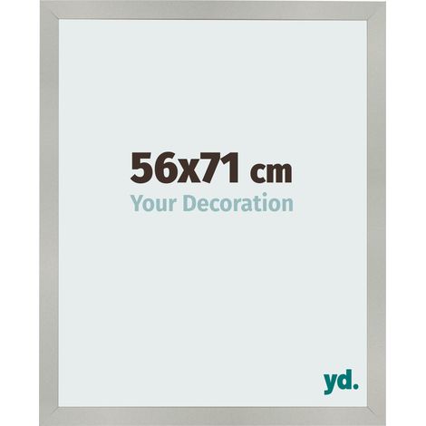 yd. - Cadre photo 56x71 - Argent Mat - MDF - Bologna (1/5)