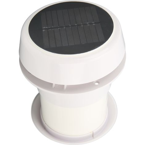Ventilateur d'extraction de toit DC12V pour camping-cars, caravanes, bateaux et yachts, silencieux et alimenté à l'énergie solaire (1/5)
