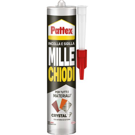 ADESIVO MILLECHIODI 'CRYSTAL' gr. 290  - PATTEX