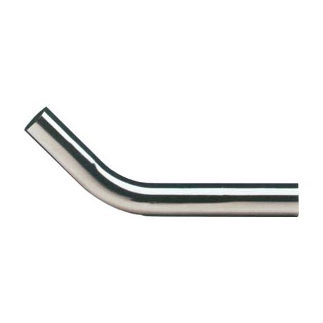 CANOTTO CR CURVO 45  °  OTTONE CROMATO MM 30 CM 11X15