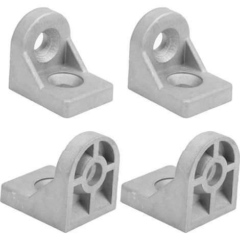 10 Pièces Connecteurs d'Angle en Aluminium pour Profilés 2020/3030/4040, Assemblages Structurels et Fixations (1/5)