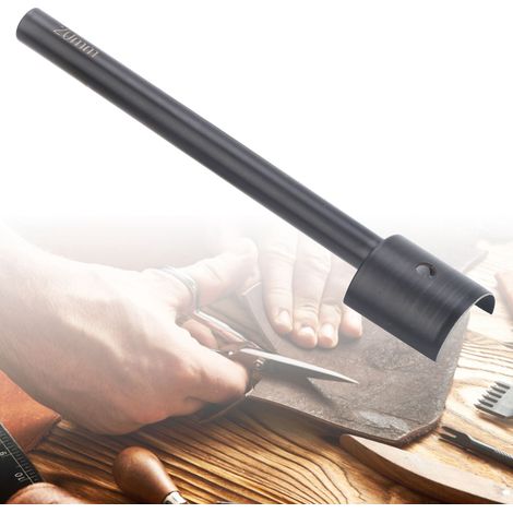 Halbkreisstanze für Leder, Halbkreis-Schneidwerkzeug, Halbkreisstanze für Lederarbeiten (20 mm Durchmesser) (1/5)
