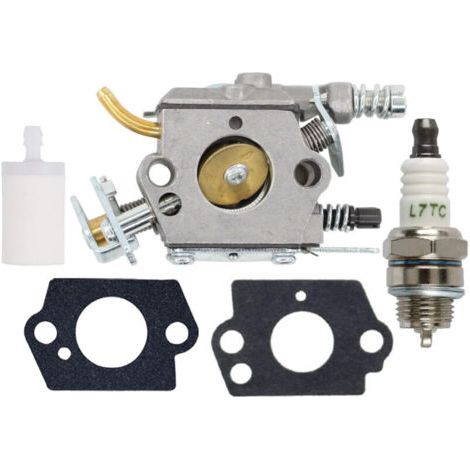 Kit de carburateur C1Q-W29E - Compatible avec tronçonneuses Husqvarna 36/41/136/137/141/142 et carburateurs WT-529/WT-285/WT-289 - Remplace 530071987 (1/4)