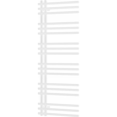 Radiador secatoallas eléctrico 456W 120x50x6,6cm, Blanco (1/4)