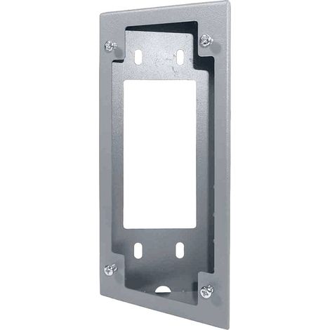HHG – Accessoire de montage pour interphone anthracite – Équerre inclinable 35° – Montage apparent extérieur – Pour installations vidéo