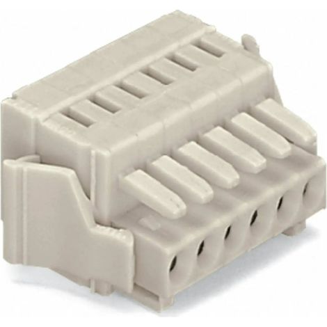 [NEUWERTIG] B-Ware Wago Buchsengehäuse Kabel Stecker 734 Pol 8 Rastermaß 3.50mm 734 108/037 000