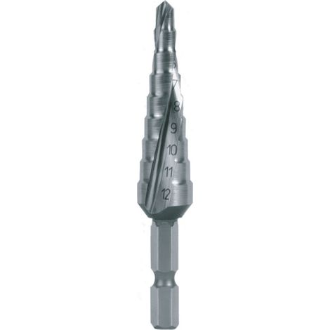 RUKO 101050-9H Foret étagé 4 - 12 mm HSS Longueur totale 72 mm 1 pc(s) A076942 (1/5)