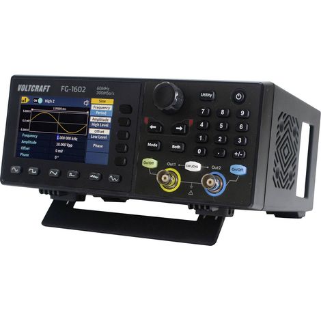 [GEBRAUCHT] B-Ware VOLTCRAFT FG-1602 Funktionsgenerator Signalgenerator 60MHz 2-Kanal USB LCD