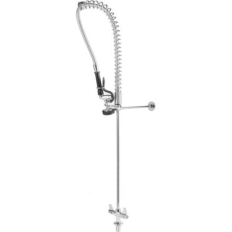 Robinet vertical G1/2 avec pulvérisateur extractible, mitigeur d'évier commercial, accessoire de comptoir de bar EQ2801A (sans robinet) (1/5)