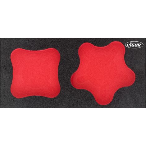 VIGOR Weichschaumeinlage, leer, V5062-L, (LxBxH) 393 x 188 x 35 mm (1/2)