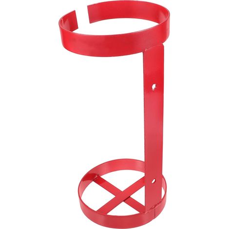 Support de Fixation pour Extincteur en Fer 5-6kg, Montage Mural Simple, Porte-extincteur pour Bateau et Véhicule Rouge (1/5)