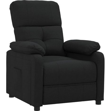 Fauteuil de Salon，Chaise，Fauteuil inclinable Noir Tissu CFW528642 (1/5)