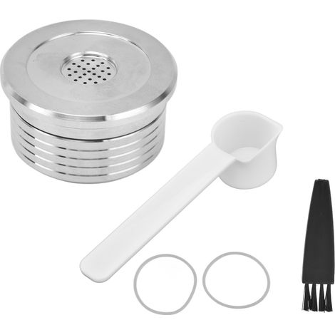 Capsules de café rechargeables en acier inoxydable, dosettes réutilisables, accessoire de Machine pour Point Lavazza (1/5)