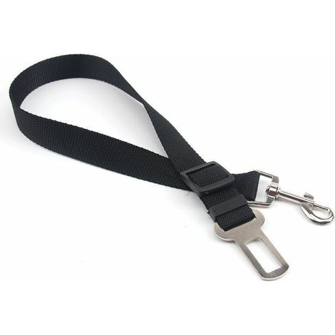 Bardusch-Laisse Ceinture de Sécurité pour Chien/Chat/Harnais Animaux de Compagnie pour Les sièges de Voiture  Noir (1/4)