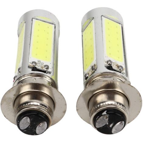 Per lampadine LED Suzuki LTZ, 12V 30/30W HS/P15D-25-1 Lampadine da 12V, 2 lampadine fendinebbia a LED H6M COB bianche da 6000K per bicicletta/mountain bike (PX15d P15D25-1) Fari per moto