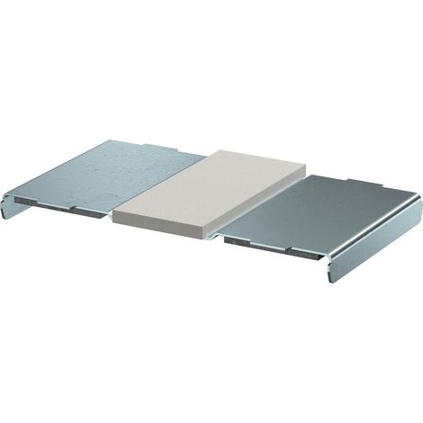 OBO Bettermann Soporte de tapa para canal de 100 mm de ancho 65x110x9 Acero cincado por inmersión, 7218034