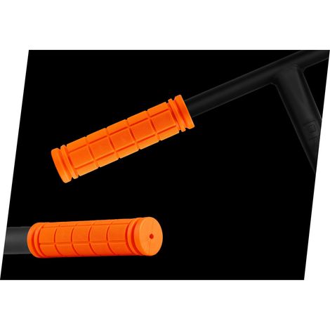 Poignées, poignées de scooter orange, 2 pcs