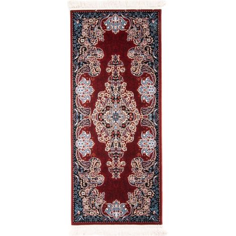Tapis persan Nika - 300x100cm, Rectangular - 100% Acrylique - Tissé - Rouge (1/4)