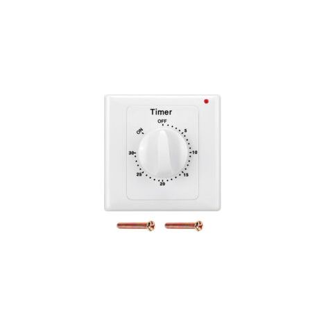 AC 220 V Interrupteur Minuterie Pompe Haute Performance Commande Électronique Compte à Rebours Mécanique Socket Time Switch-30min  - Crezuo
