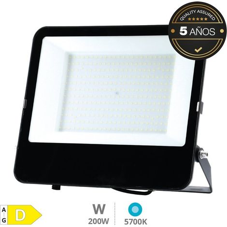 Proyector aluminio LED Serie Liwale 200W 5700K IP65 Negro - Pro Line (1/2)