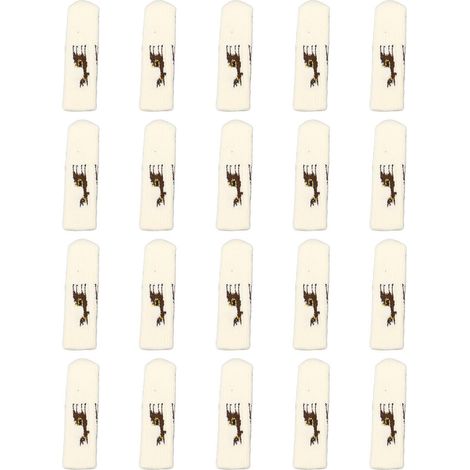 Lot de 20 protège-pieds de chaises, en tissu épais et élastique (1/5)