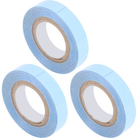 Lot de 3 bandes adhésives double face imperméables et respirantes pour perruques à lace front, 10 mm, 3 yards (1/5)