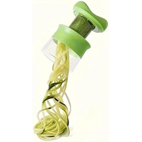 1 râpe multifonction en spirale de cuisine, éplucheur rotatif pour carottes, concombres et coupe-légumes (1/5)