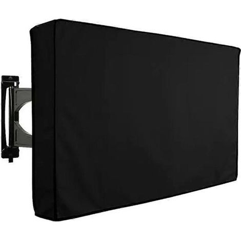 Housse de protection murale pour téléviseur de 70 à 75 pouces, en tissu Oxford imperméable, pour extérieur. (1/5)