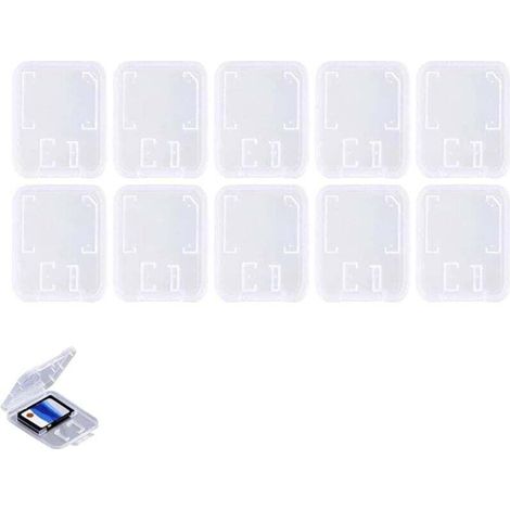 Crezuo 10er-Pack SD-Kartenhülle, TF-Kartenhülle, Speicherkartenhülle - Crezuo