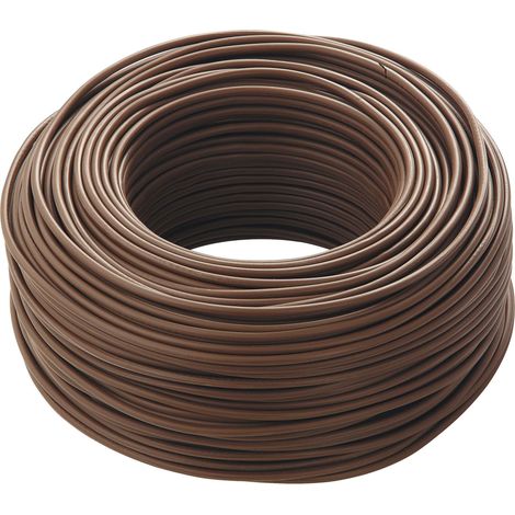 Cavo Elettrico FS17, Unipolare Isolante, Impianti Elettrici, Case, Imprese Edili, 450/750 V, 1 x 1 mm, Marrone