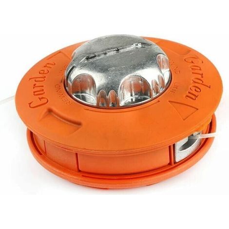 Cabezal universal de aleación para desbrozadora M10 x 1.25 - Vástago recto - Para desbrozadoras - Duradero, Superma, naranja