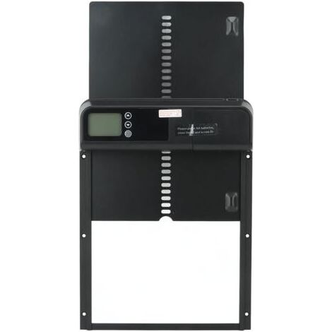 Eosnow,Porte automatique de poulailler avec minuterie en alliage d'aluminium IP45 affichage LED étanche ouvre-porte automatique de poulet alimenté par batterie pour la ferme (1/5)