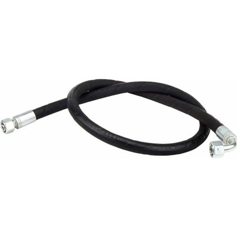 Lem Select – Flexible hydraulique 2SN 1/2' 1400 mm – Raccords femelle droit et 90° – Pression élevée pour applications industrielles (1/3)