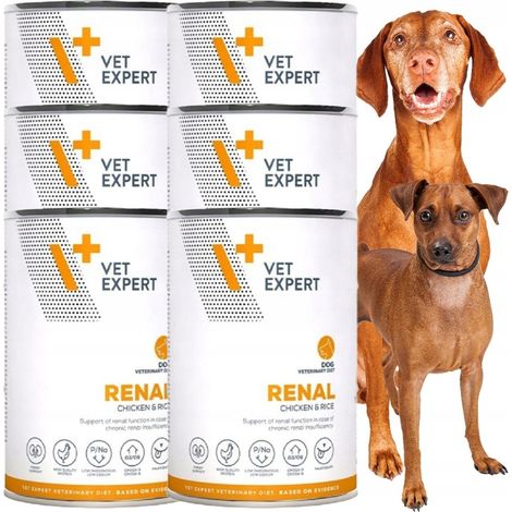 VET EXPERT RENAL DOG SET - Alimento umido veterinario per cani 6x400g