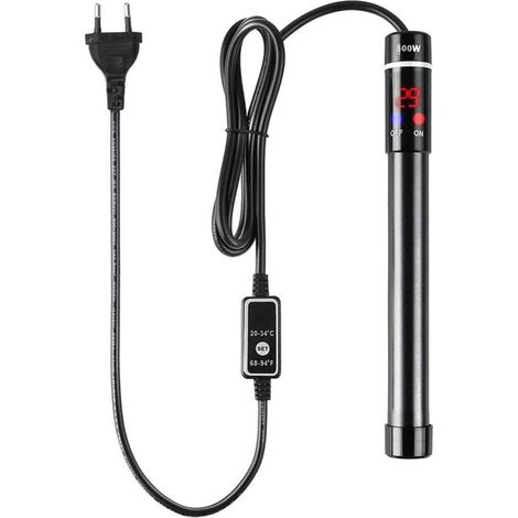 Chauffe-Aquarium Submersible – 50-500W, Titane, LED, Thermostat (1/5)